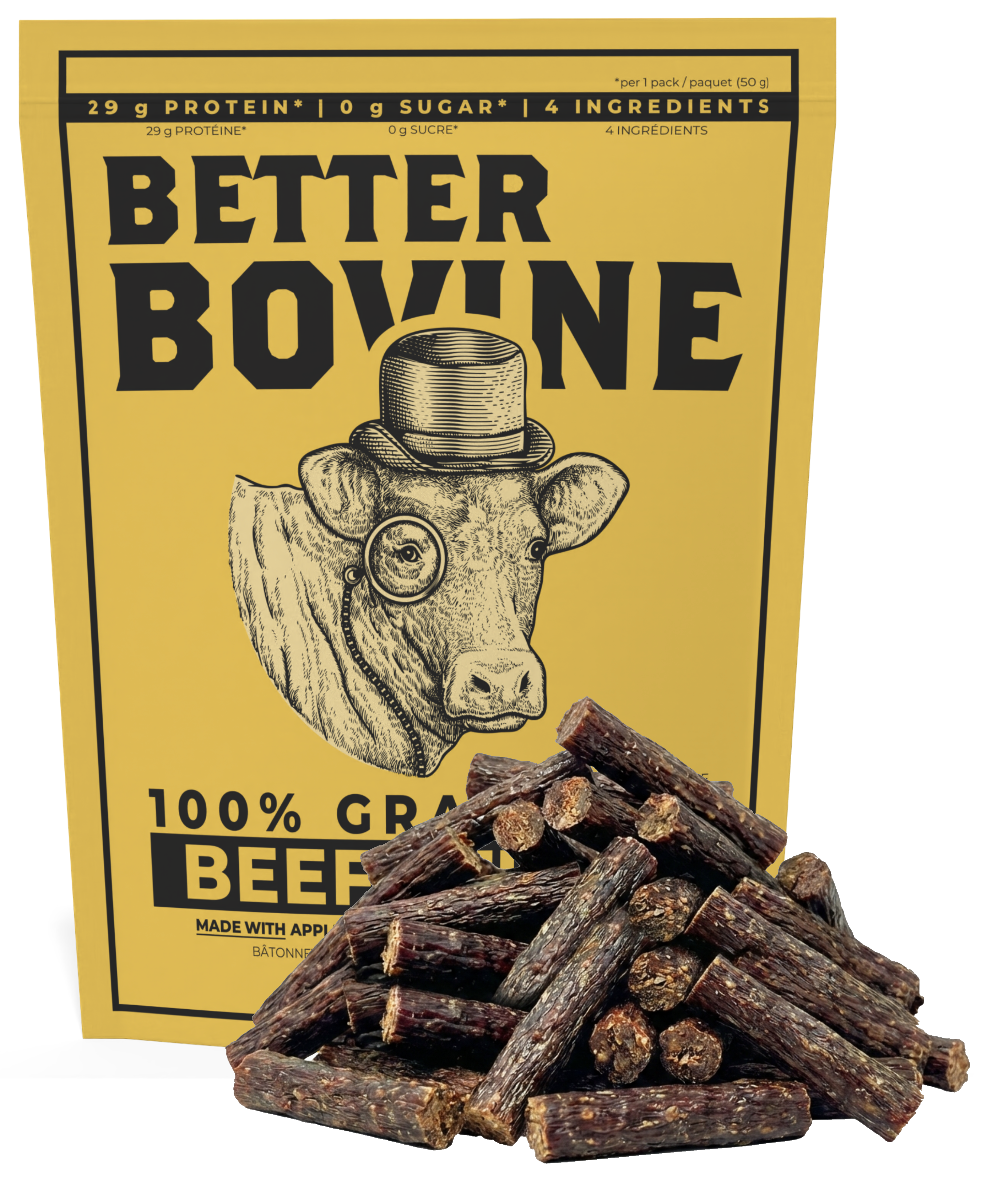 100% Grass-fed Beef Sticks