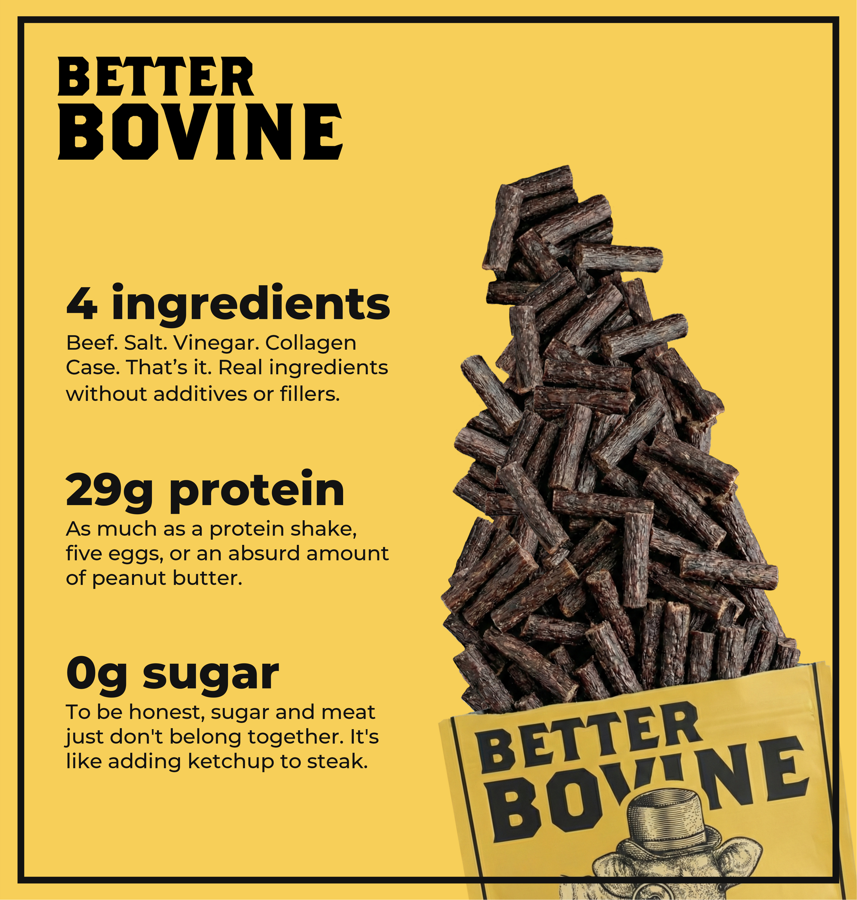 100% Grass-fed Beef Sticks