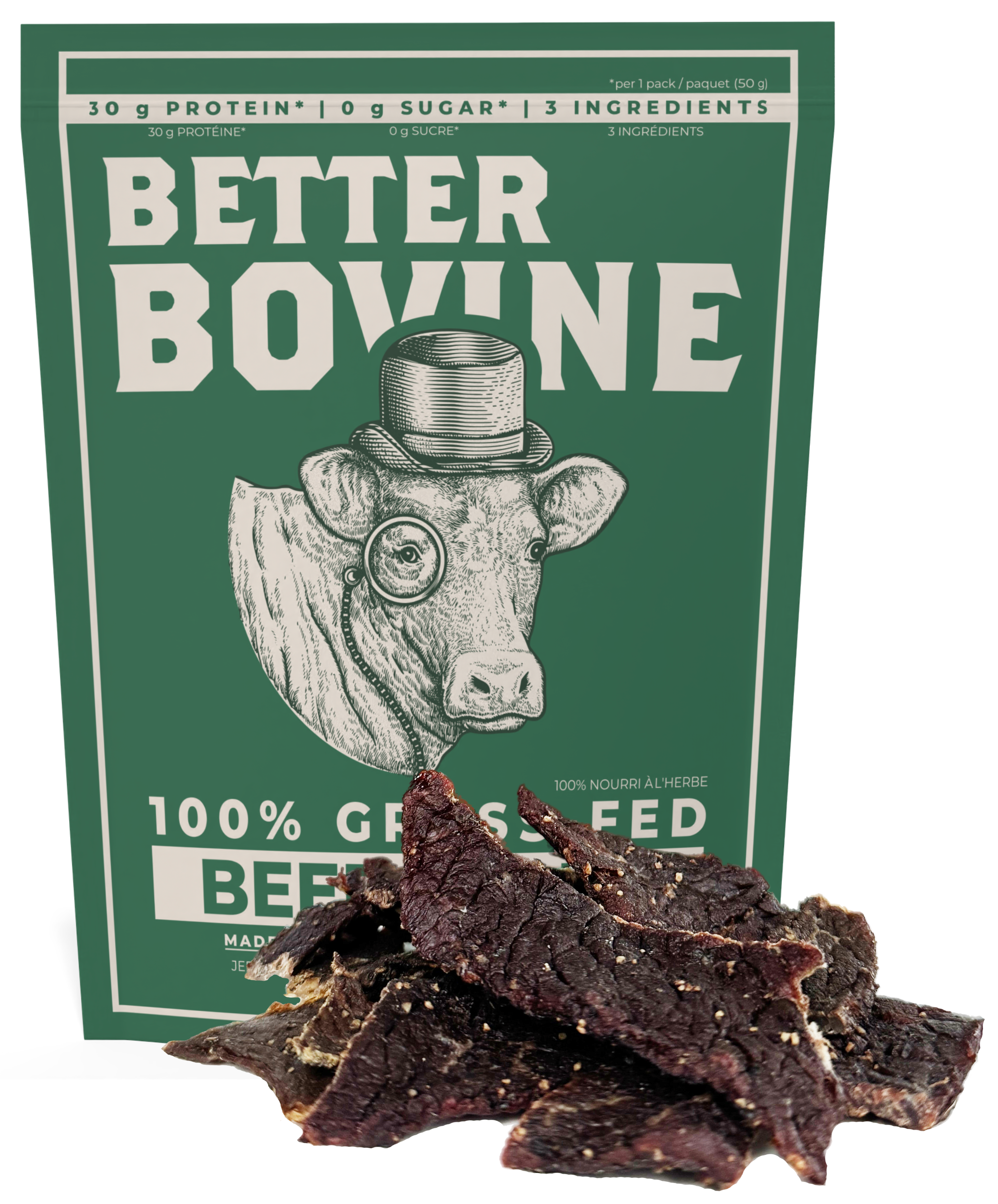 100% Grass-fed Beef Jerky