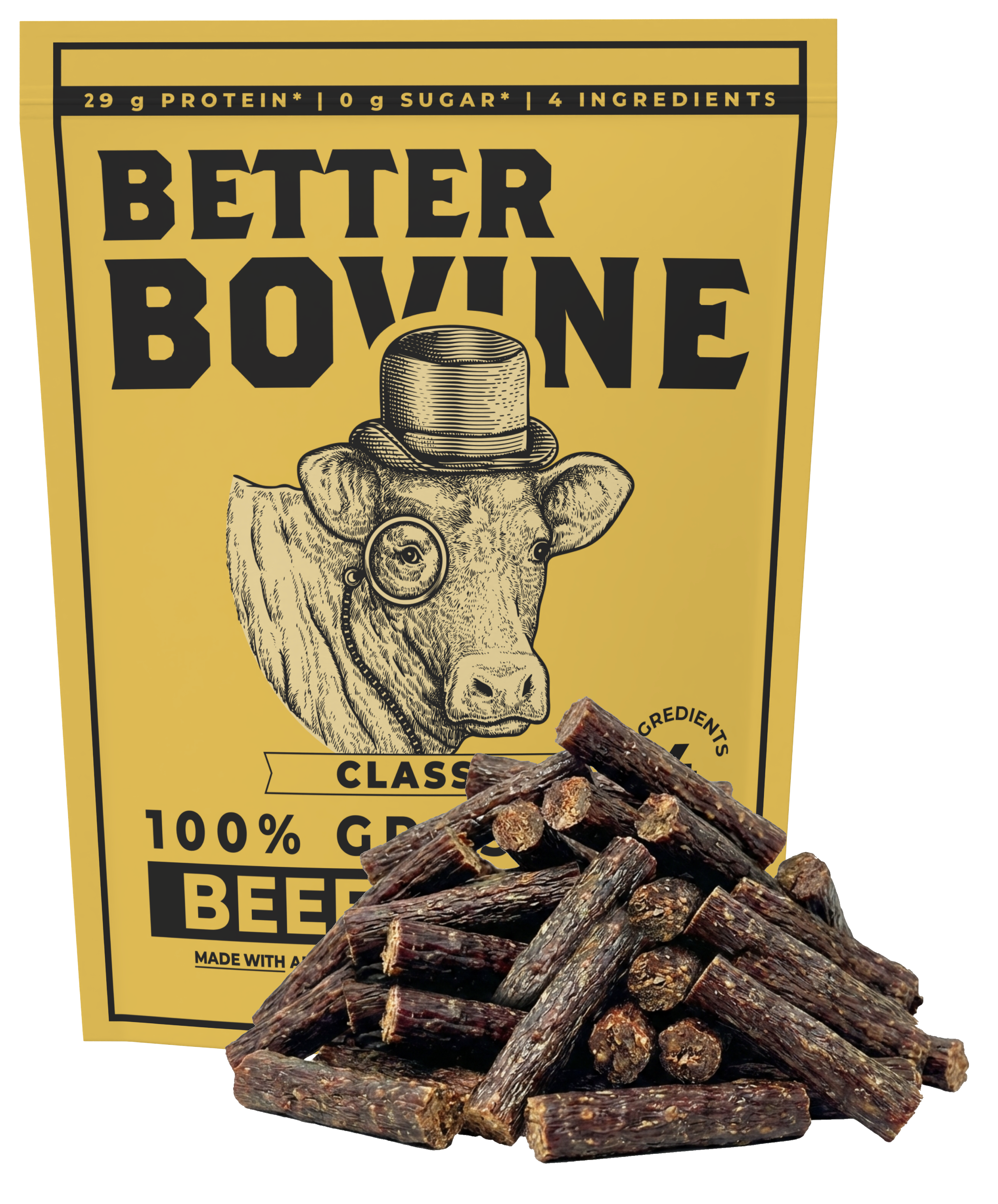 100% Grass-fed Beef Sticks