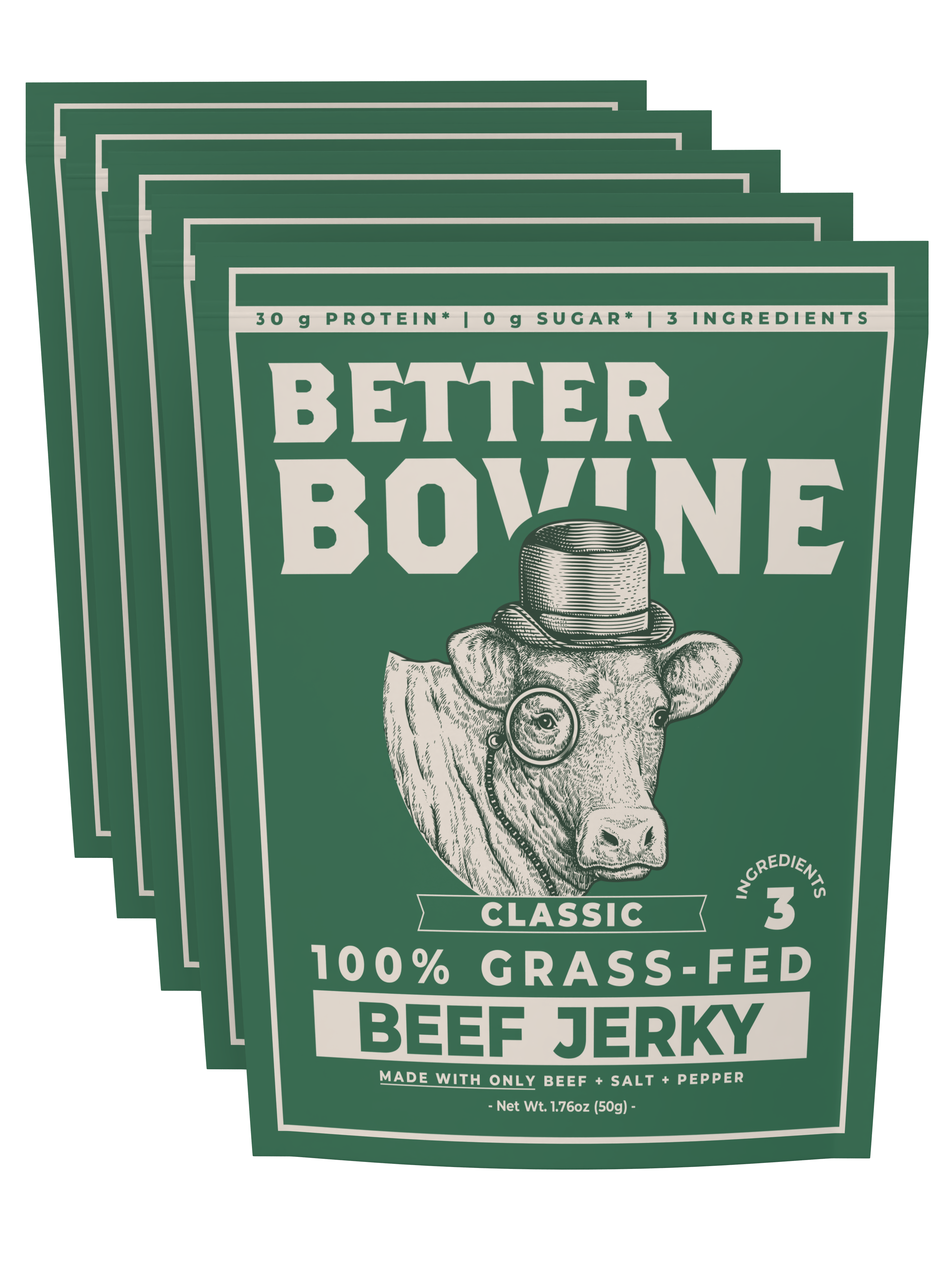 100% Grass-fed Beef Jerky