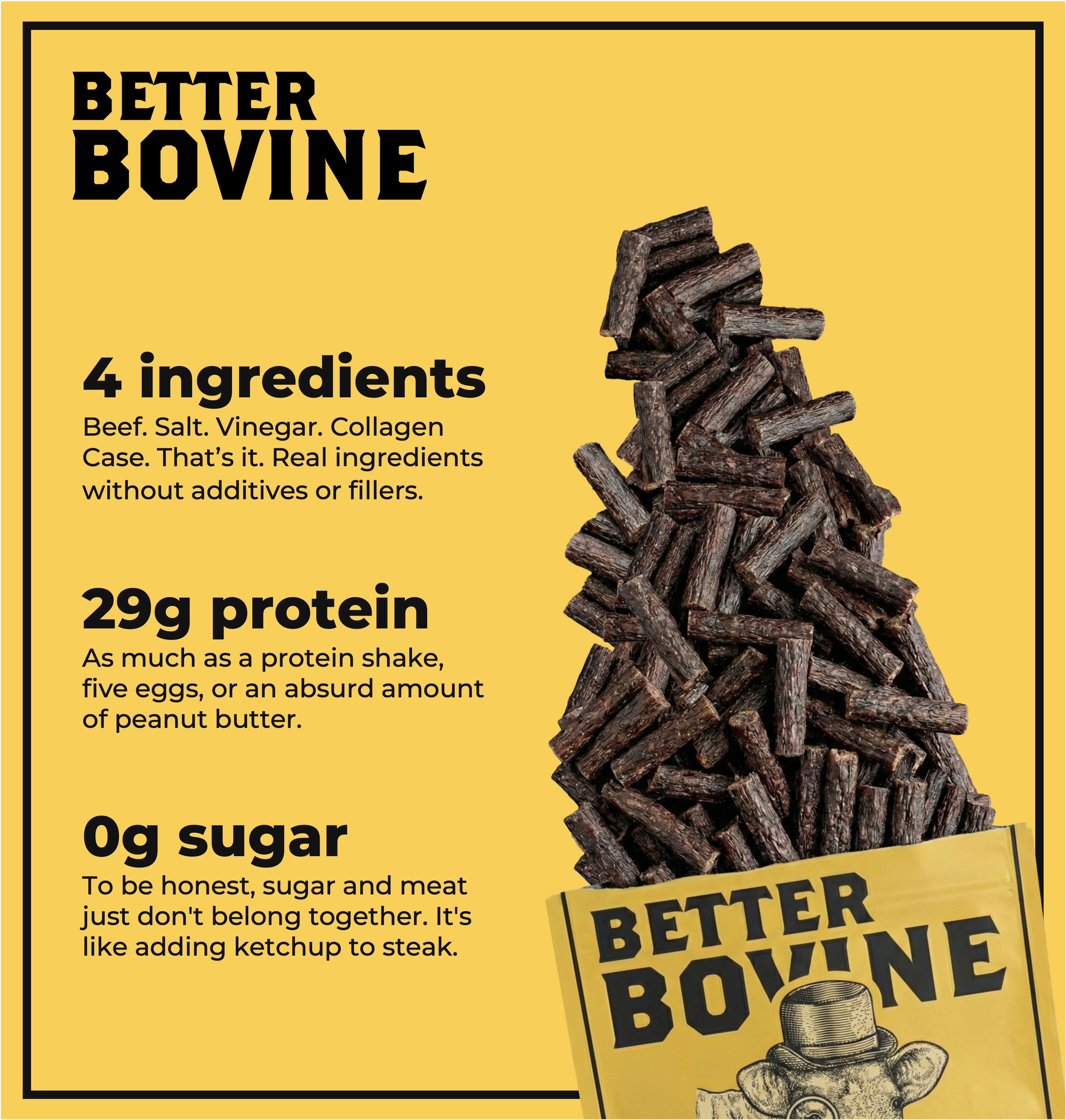 100% Grass-fed Beef Sticks